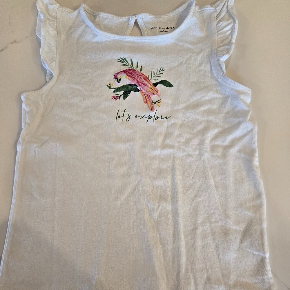 Janie and Jack Flutter sleeve top